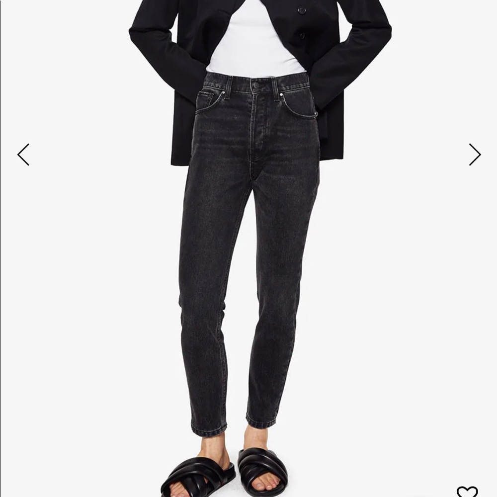 Anine Bing Sonya Jeans in Charcoal - Brand New!!!